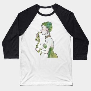 Snake Girl Baseball T-Shirt